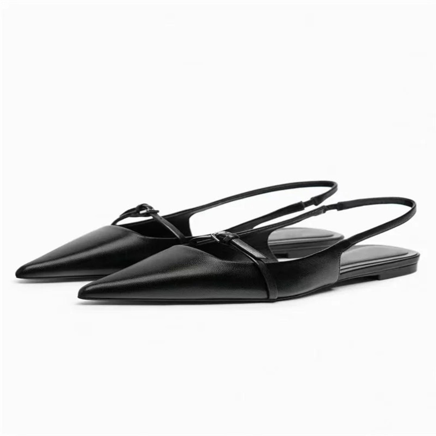 Merendy gioiello Black Slingback Mules Merendy Shoes