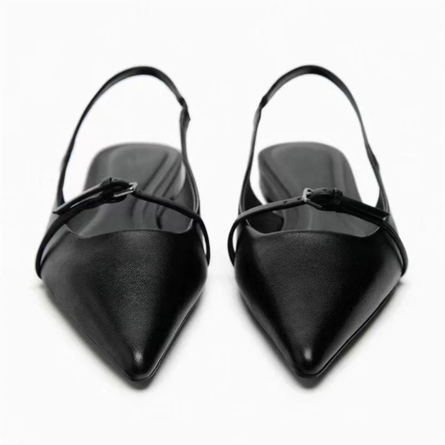 Merendy gioiello Black Slingback Mules Merendy Shoes