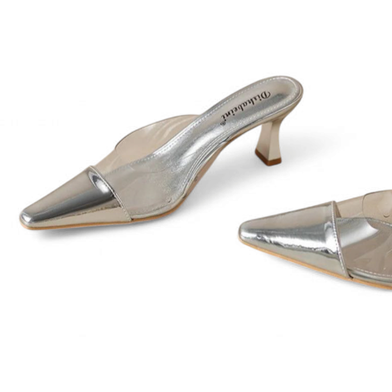  Silver pair on white studio backdrop, one side-view, one front-angled.