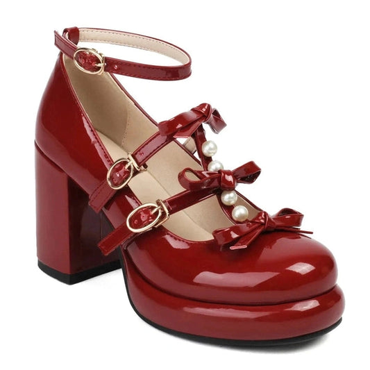 Glossy red single with same specs, angled front profile.